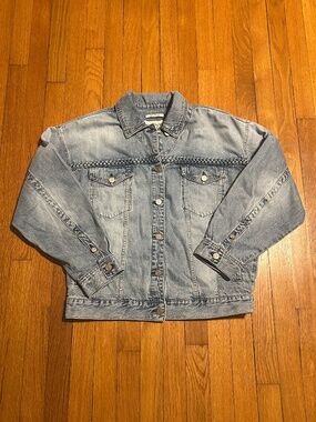 NWT Scotch & Soda Braided Denim Jacket Womens S